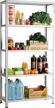 Стеллаж металлический Практик MS 120/60х20/4м