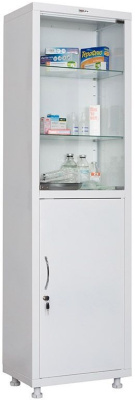 Шкаф медицинский металлический Hilfe МД 1 1657/SG